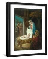 First Christmas Morn, c.1899-Raymonde Lynde-Framed Giclee Print