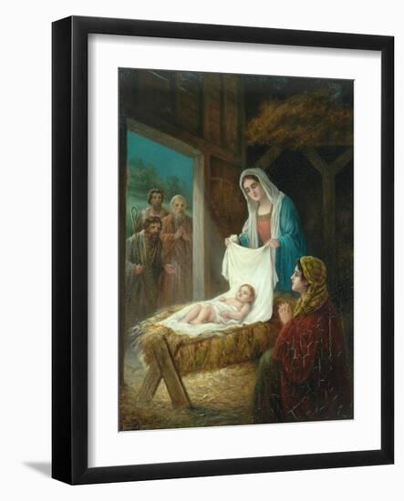 First Christmas Morn, c.1899-Raymonde Lynde-Framed Giclee Print