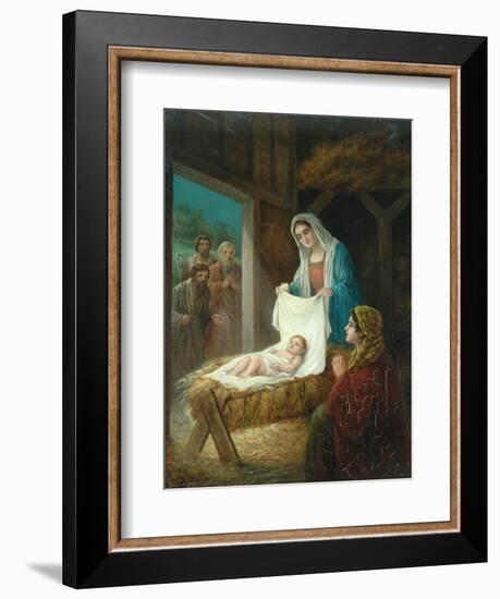 First Christmas Morn, c.1899-Raymonde Lynde-Framed Giclee Print