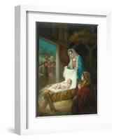 First Christmas Morn, c.1899-Raymonde Lynde-Framed Giclee Print