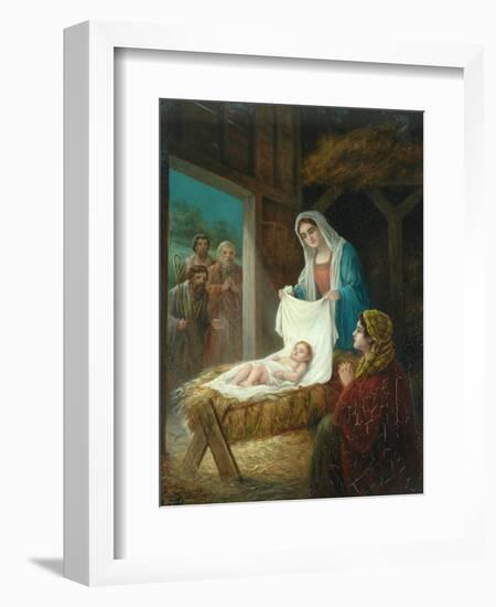 First Christmas Morn, c.1899-Raymonde Lynde-Framed Giclee Print