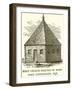 First Church Erected in Hart-Ford, Connecticut, 1638-null-Framed Giclee Print