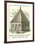 First Church Erected in Hart-Ford, Connecticut, 1638-null-Framed Giclee Print