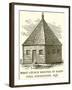 First Church Erected in Hart-Ford, Connecticut, 1638-null-Framed Giclee Print