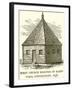 First Church Erected in Hart-Ford, Connecticut, 1638-null-Framed Giclee Print