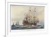 First-Class French Warship Commissioned for Louis XIV by His Minister Colbert-Albert Sebille-Framed Art Print