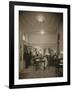 First Class Library and Writing Room, Laconia, 20th Century (Photo)-null-Framed Giclee Print