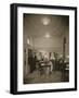 First Class Library and Writing Room, Laconia, 20th Century (Photo)-null-Framed Giclee Print