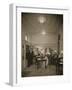 First Class Library and Writing Room, Laconia, 20th Century (Photo)-null-Framed Giclee Print