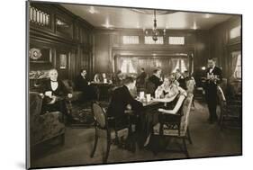 First Class Lounge, Scythia, 20th Century (Photo)-null-Mounted Giclee Print