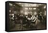 First Class Lounge, Scythia, 20th Century (Photo)-null-Framed Stretched Canvas