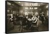 First Class Lounge, Scythia, 20th Century (Photo)-null-Framed Stretched Canvas