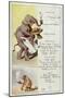 First Class Menu from the Liner L'Armand Behic, 23rd January 1901-A. Vimar-Mounted Giclee Print