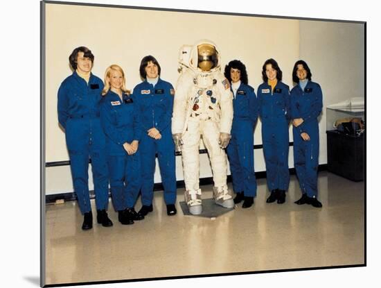 First Class of Female Astronauts Who Completed Training in 1979-null-Mounted Photo