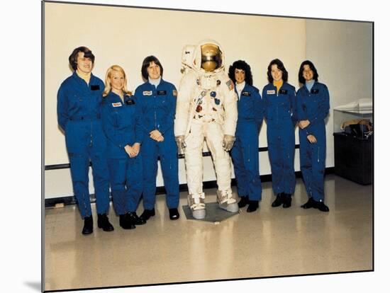 First Class of Female Astronauts Who Completed Training in 1979-null-Mounted Photo