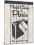First Class Paris-Hope Smith-Mounted Art Print