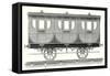 First-Class Wagon-null-Framed Stretched Canvas