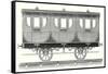 First-Class Wagon-null-Framed Stretched Canvas