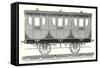 First-Class Wagon-null-Framed Stretched Canvas