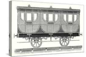 First-Class Wagon-null-Stretched Canvas