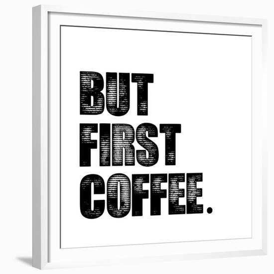 First Coffee-Erin Clark-Framed Giclee Print