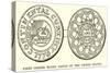First Coined Money Issued by the United States-English School-Stretched Canvas