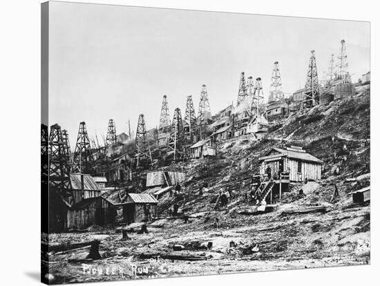First Commercial Oil Well-null-Stretched Canvas