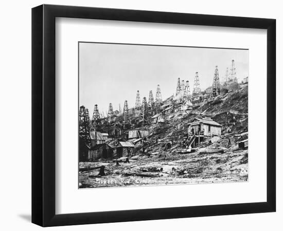 First Commercial Oil Well-null-Framed Photographic Print