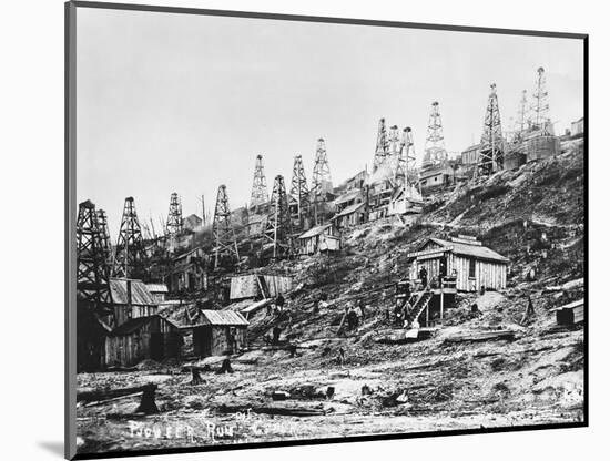 First Commercial Oil Well-null-Mounted Photographic Print