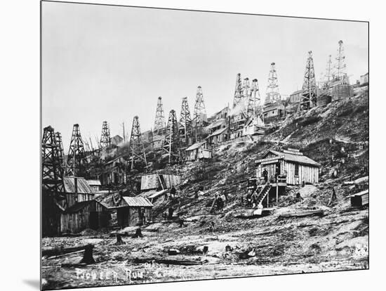 First Commercial Oil Well-null-Mounted Photographic Print