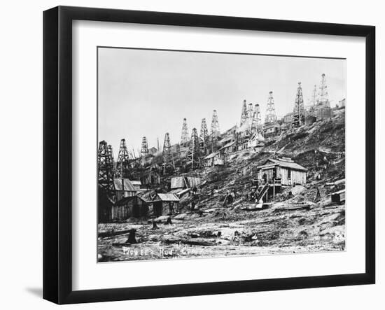 First Commercial Oil Well-null-Framed Photographic Print