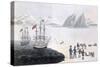 First Communication with the Natives of Prince Regent's Bay, 1818-John Sackheouse-Stretched Canvas