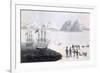 First Communication with the Natives of Prince Regent's Bay, 1818-John Sackheouse-Framed Giclee Print