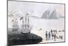 First Communication with the Natives of Prince Regent's Bay, 1818-John Sackheouse-Mounted Giclee Print