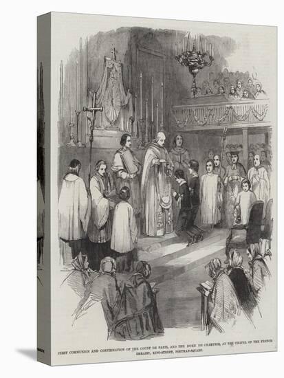 First Communion and Confirmation of the Count De Paris-null-Stretched Canvas