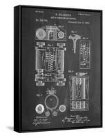 First Computer Patent 1889-null-Framed Stretched Canvas