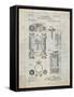 First Computer Patent 1889-Cole Borders-Framed Stretched Canvas