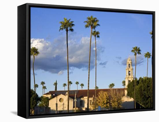 First Congregational Church in Downtown Riverside, California, USA-Richard Cummins-Framed Stretched Canvas