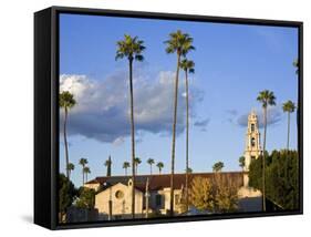 First Congregational Church in Downtown Riverside, California, USA-Richard Cummins-Framed Stretched Canvas