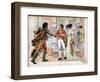 First Consul Gives the Hand of His Sister Caroline, to Joachim Murat-Jacques de Breville-Framed Art Print