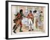 First Consul Gives the Hand of His Sister Caroline, to Joachim Murat-Jacques de Breville-Framed Art Print