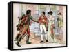 First Consul Gives the Hand of His Sister Caroline, to Joachim Murat-Jacques de Breville-Framed Stretched Canvas