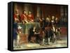 First Consul Receives the Oath the Section Presidents of the State Council, Dec. 25, 1899-Auguste Couder-Framed Stretched Canvas