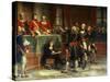 First Consul Receives the Oath the Section Presidents of the State Council, Dec. 25, 1899-Auguste Couder-Stretched Canvas