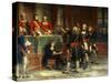 First Consul Receives the Oath the Section Presidents of the State Council, Dec. 25, 1899-Auguste Couder-Stretched Canvas