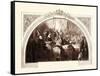 First Council of Queen Victoria, at Kensington Palace, June 20, 1837, Uk-null-Framed Stretched Canvas