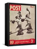First Cover of "The Picture Post", October 1938-null-Framed Stretched Canvas