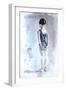 First Day at Ballet-Aimee Del Valle-Framed Art Print