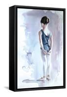 First Day at Ballet-Aimee Del Valle-Framed Stretched Canvas