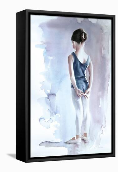 First Day at Ballet-Aimee Del Valle-Framed Stretched Canvas